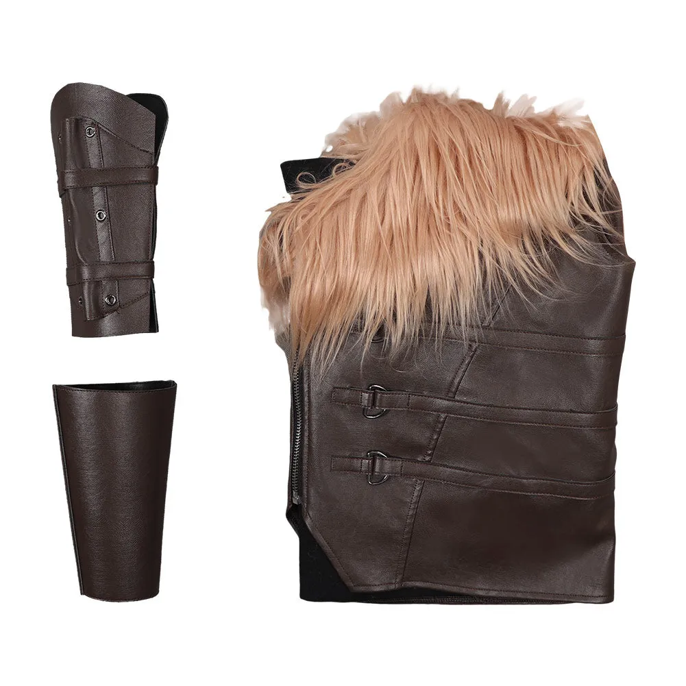 Kraven the Hunter Kraven Cosplay Costume Men Vest Halloween Carnival Suit