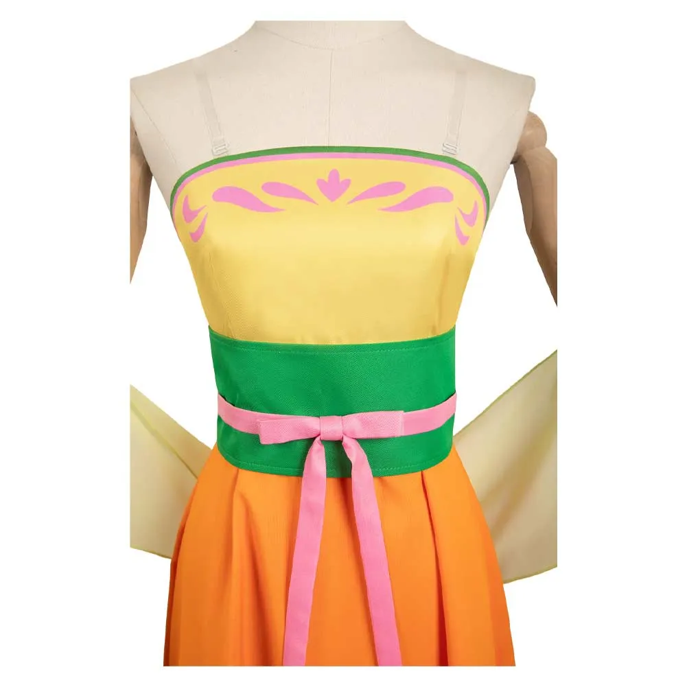 Kusuriya No Hitorigoto Maomao Orange Hanfu Dress Cosplay Costume Outfits Halloween Carnival Suit