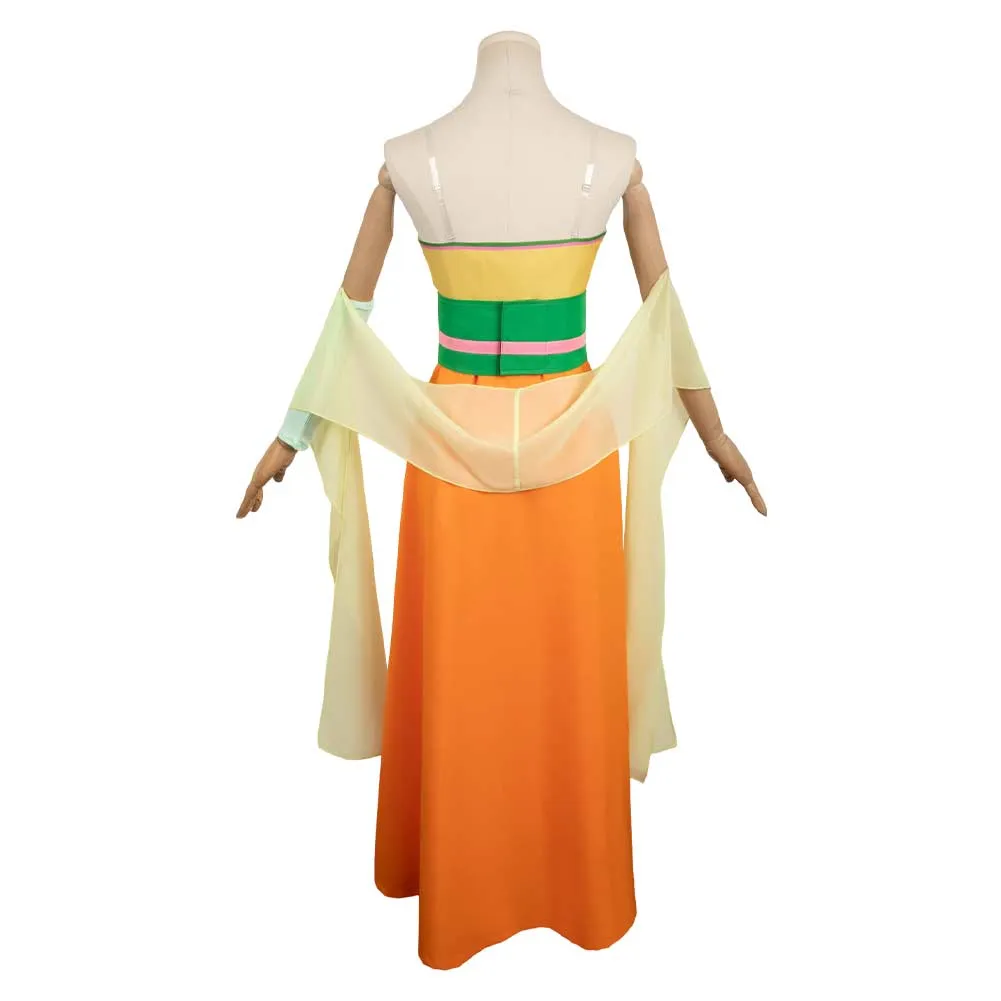 Kusuriya No Hitorigoto Maomao Orange Hanfu Dress Cosplay Costume Outfits Halloween Carnival Suit
