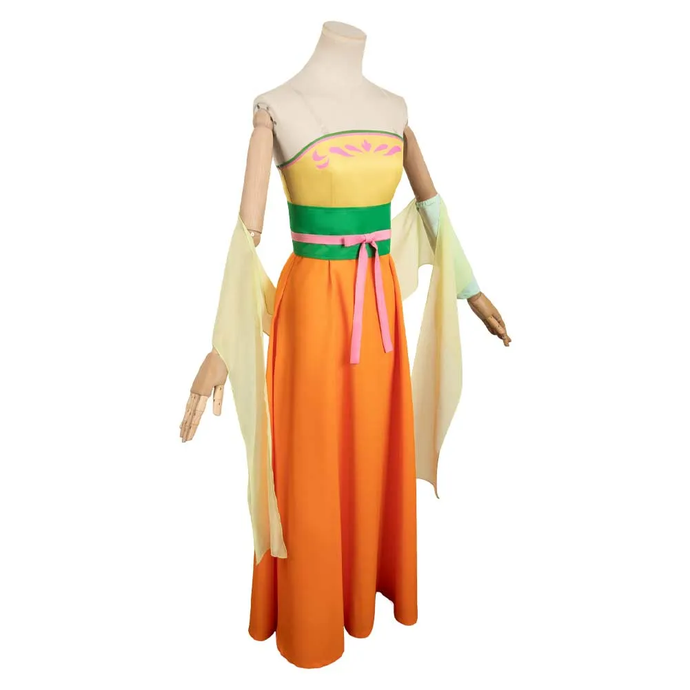 Kusuriya No Hitorigoto Maomao Orange Hanfu Dress Cosplay Costume Outfits Halloween Carnival Suit