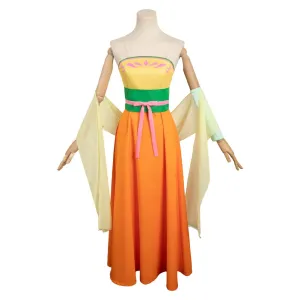 Kusuriya No Hitorigoto Maomao Orange Hanfu Dress Cosplay Costume Outfits Halloween Carnival Suit