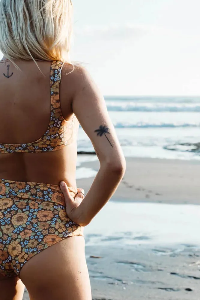Lady Bottoms | Reversible | Retro Blossom & Algae