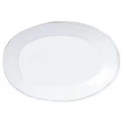 Lastra Melamine Oval Platter White