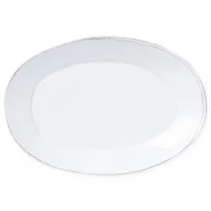 Lastra Melamine Oval Platter White