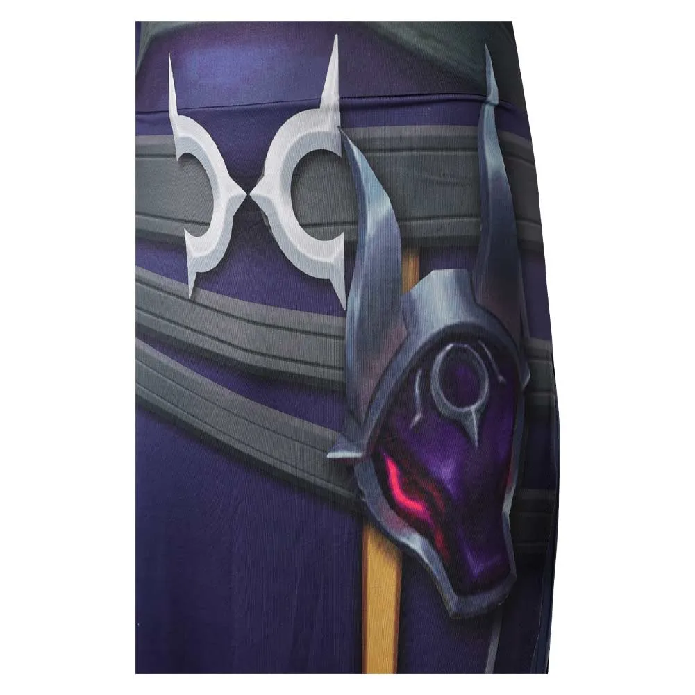 League of Legends The Unforgotten Yone HEARTSTEEL Printed Jumpsuit Cosplay Costume Outfits