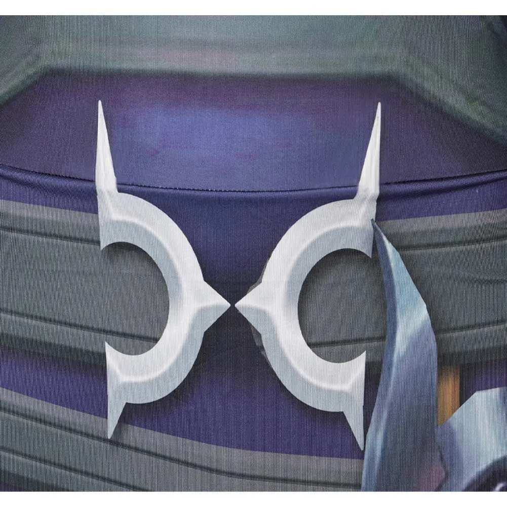 League of Legends The Unforgotten Yone HEARTSTEEL Printed Jumpsuit Cosplay Costume Outfits