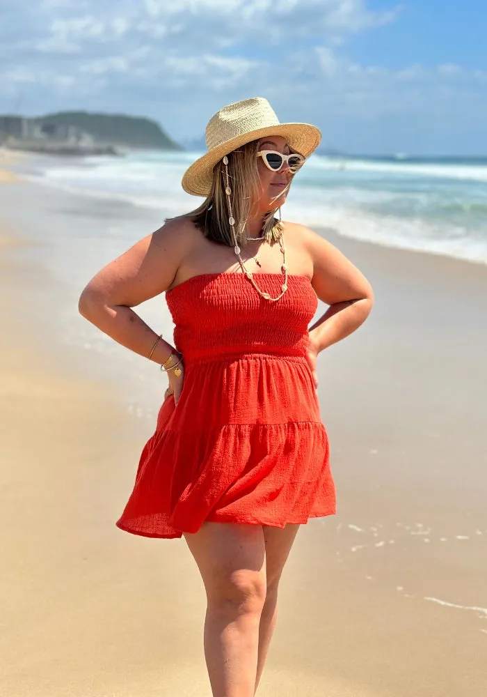 Leilani Mini Dress - Hibiscus