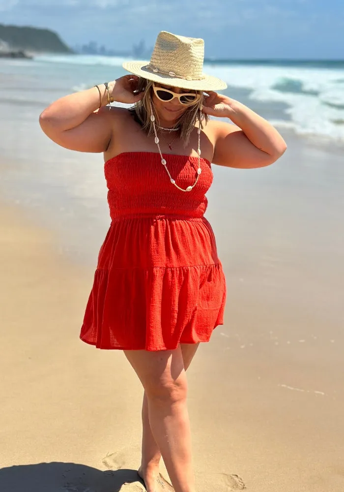 Leilani Mini Dress - Hibiscus