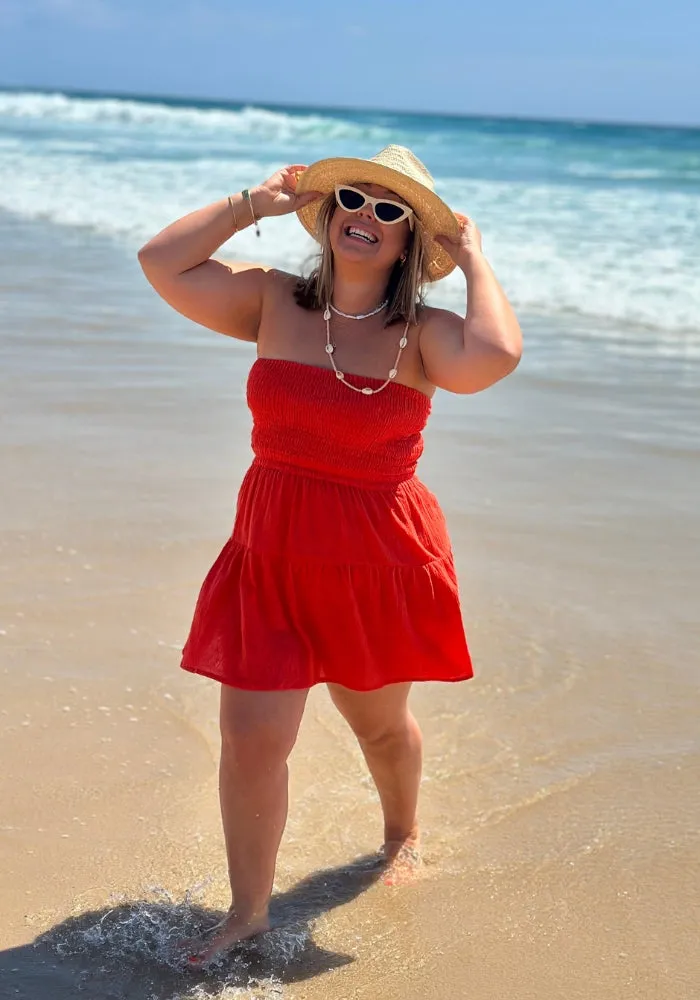 Leilani Mini Dress - Hibiscus