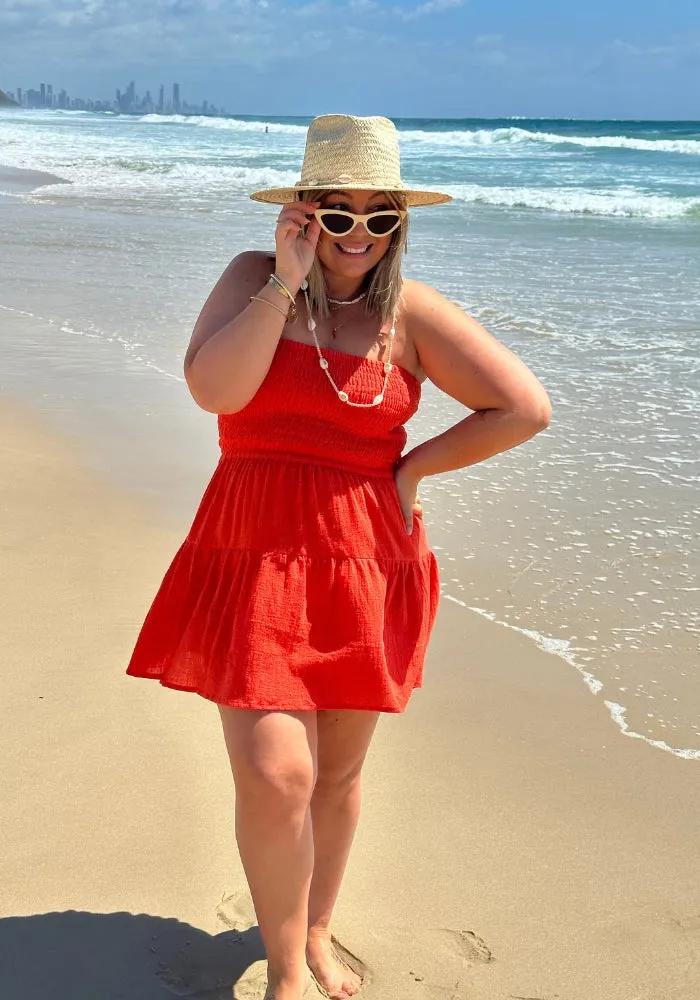 Leilani Mini Dress - Hibiscus