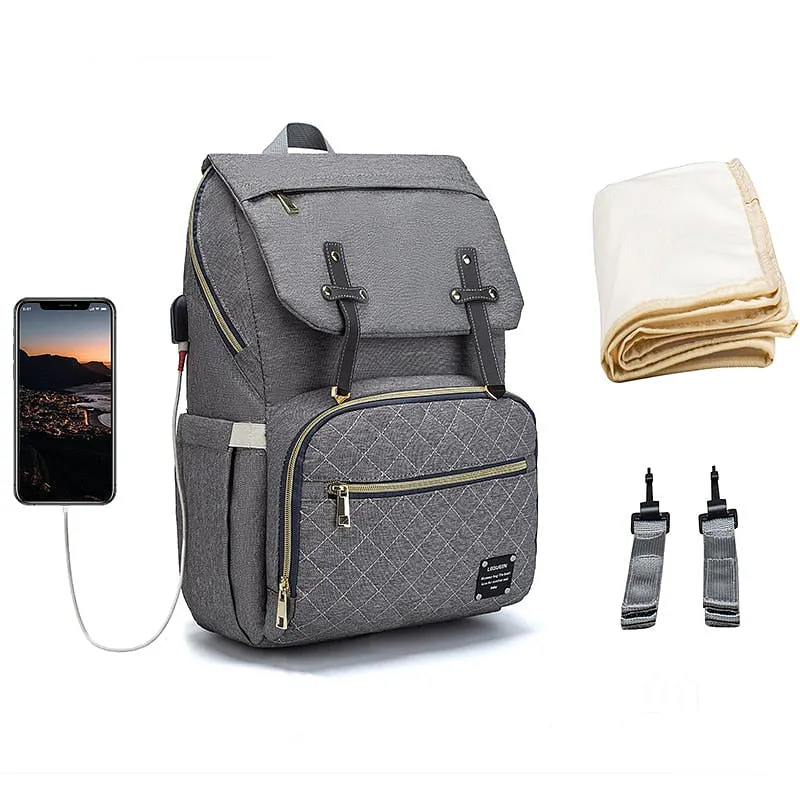 Lequeen Backpack Designer Baby Care Nursing Bag