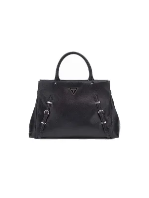 Levia Tri Compartment Satchel - Black