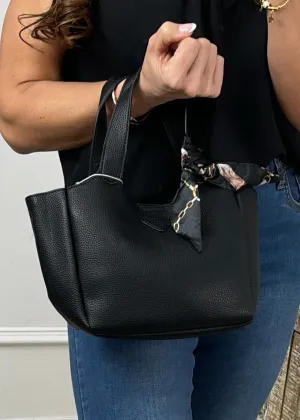 Lilit Black Satchel Bag