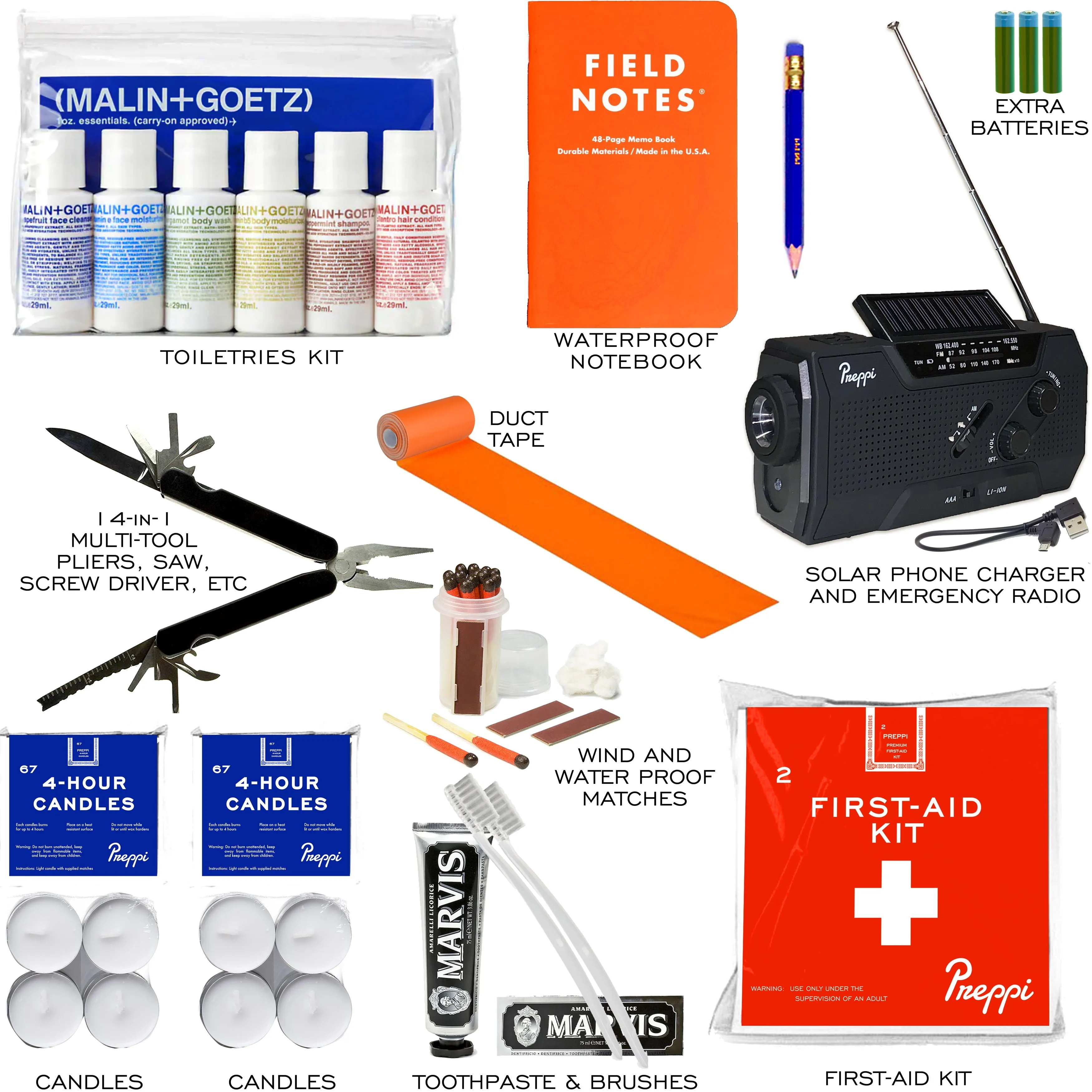 Limited Edition Prepster | Two-Person | 3-Day Emergency Kit Bag