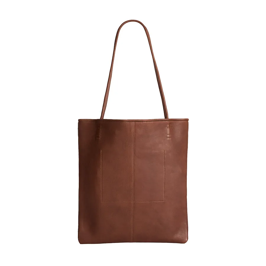 LOGAN TOTE - COGNAC LEATHER
