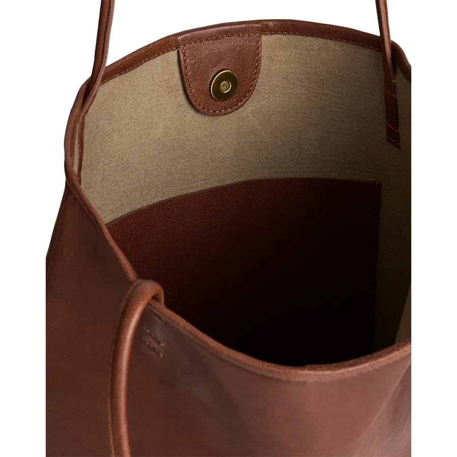 LOGAN TOTE - COGNAC LEATHER