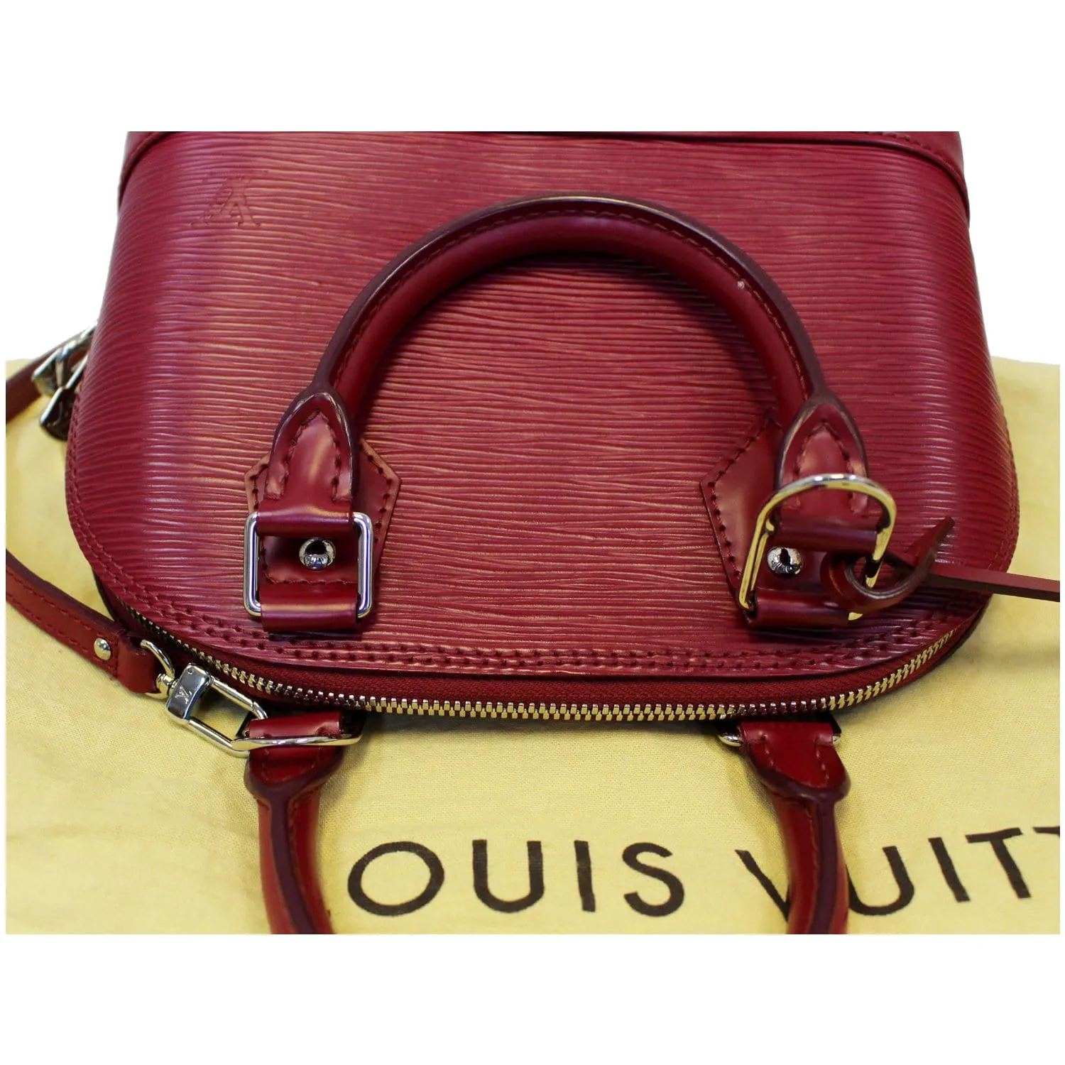 Louis Vuitton Alma BB Epi Leather Satchel Crossbody Bag