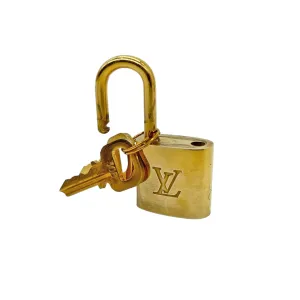 LOUIS VUITTON Brass Lock & Keys #308 - New in Box