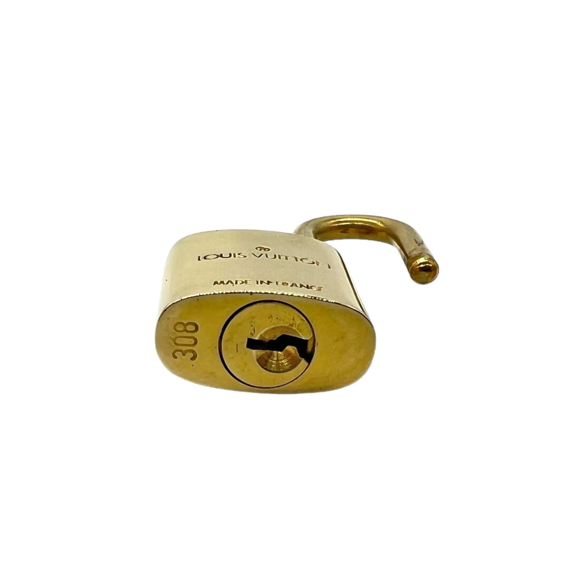 LOUIS VUITTON Brass Lock & Keys #308 - New in Box