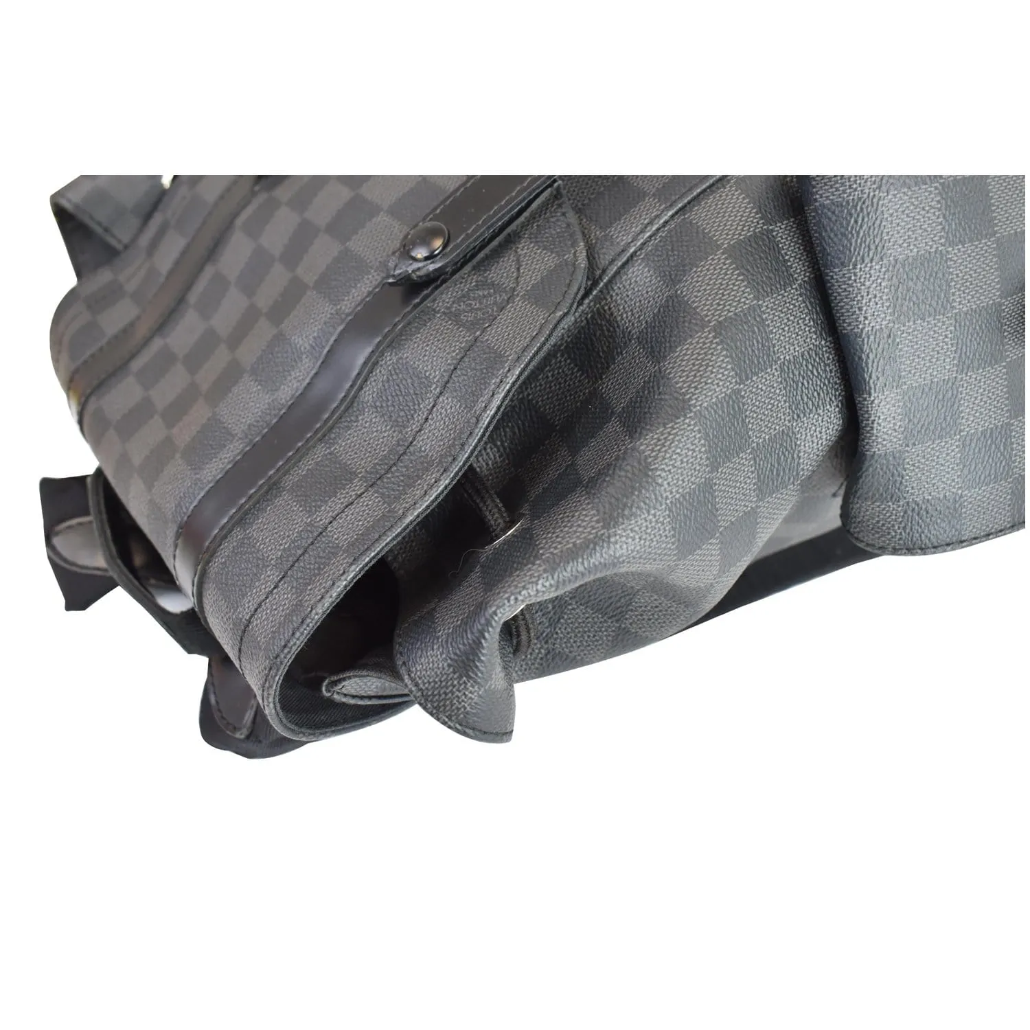 LOUIS VUITTON Christopher PM Damier Graphite Backpack Bag Black