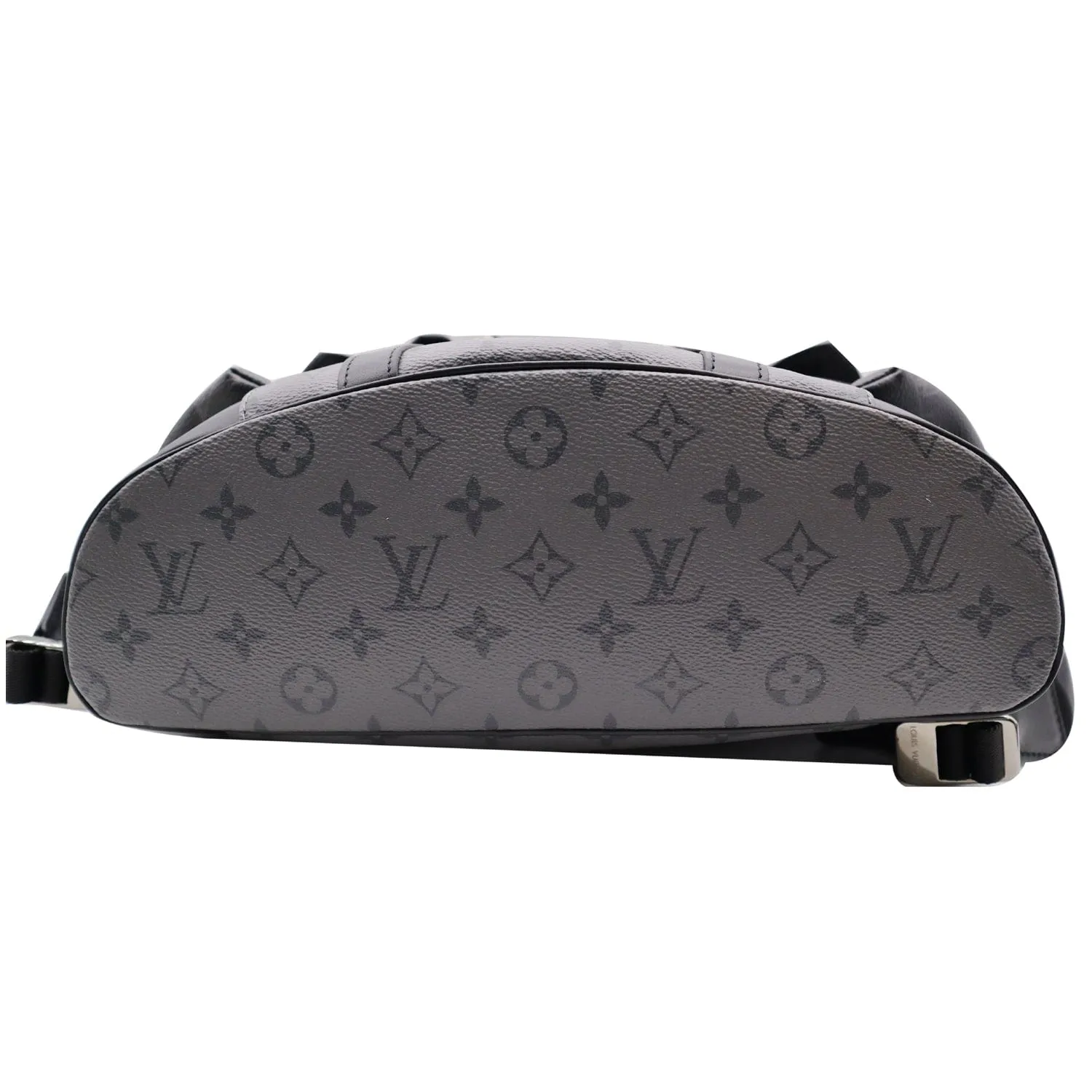 LOUIS VUITTON Christopher PM Reverse Monogram Eclipse Backpack Bag Black