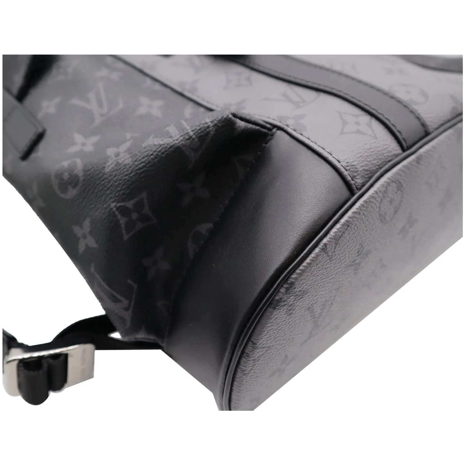 LOUIS VUITTON Christopher PM Reverse Monogram Eclipse Backpack Bag Black