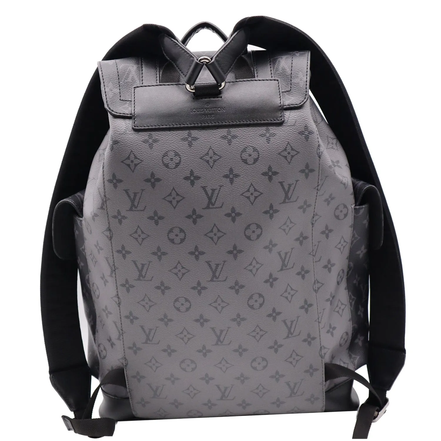 LOUIS VUITTON Christopher PM Reverse Monogram Eclipse Backpack Bag Black