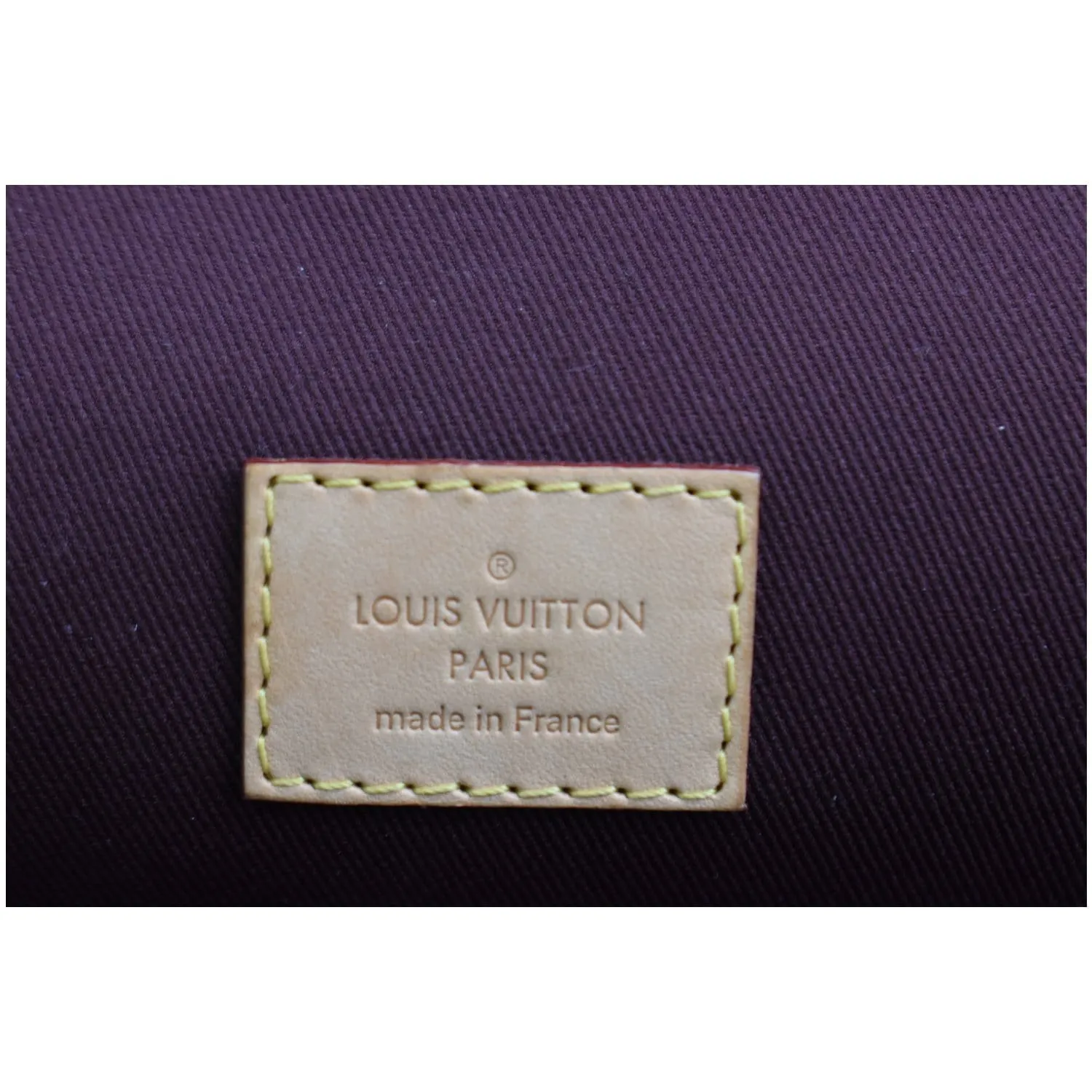 LOUIS VUITTON Cluny MM Monogram Canvas Shoulder Bag Brown