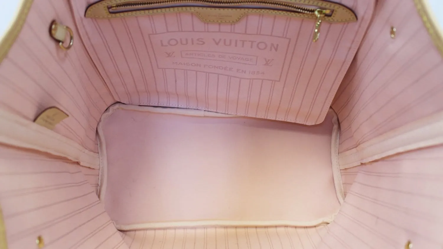 LOUIS VUITTON Damier Azur Tahitienne Neverfull MM Tote Bag