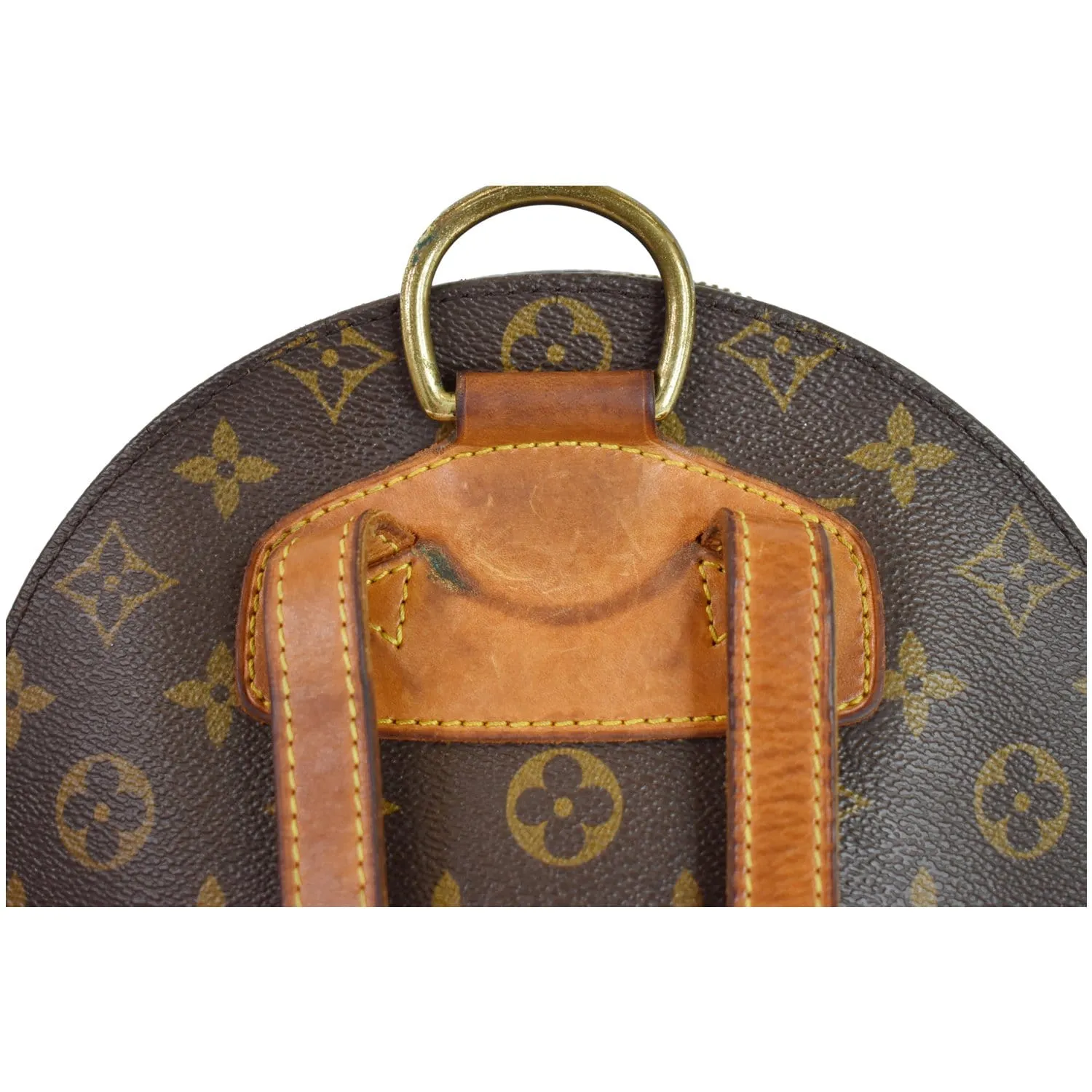 LOUIS VUITTON Ellipse Sac A Dos Monogram Canvas Backpack Bag Brown