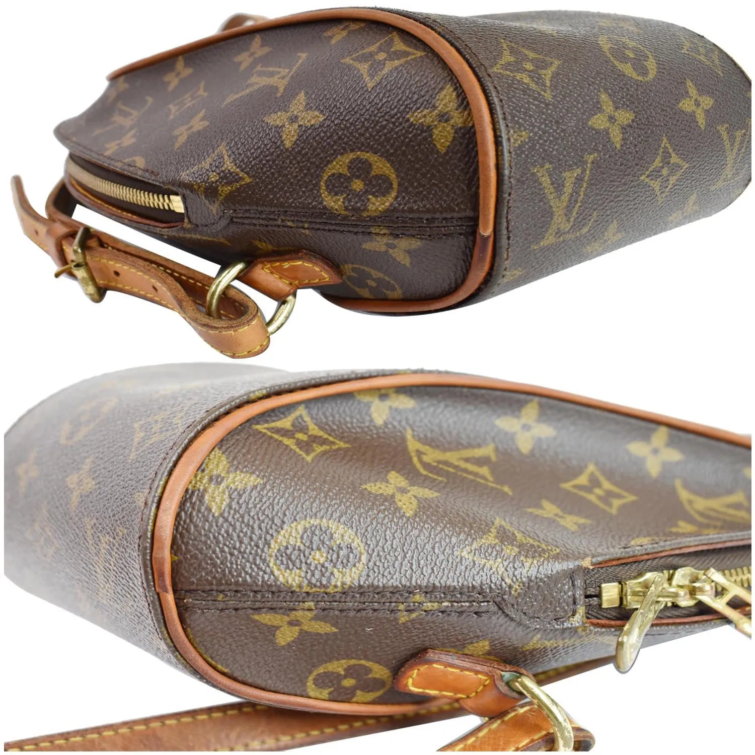 LOUIS VUITTON Ellipse Sac A Dos Monogram Canvas Backpack Bag Brown