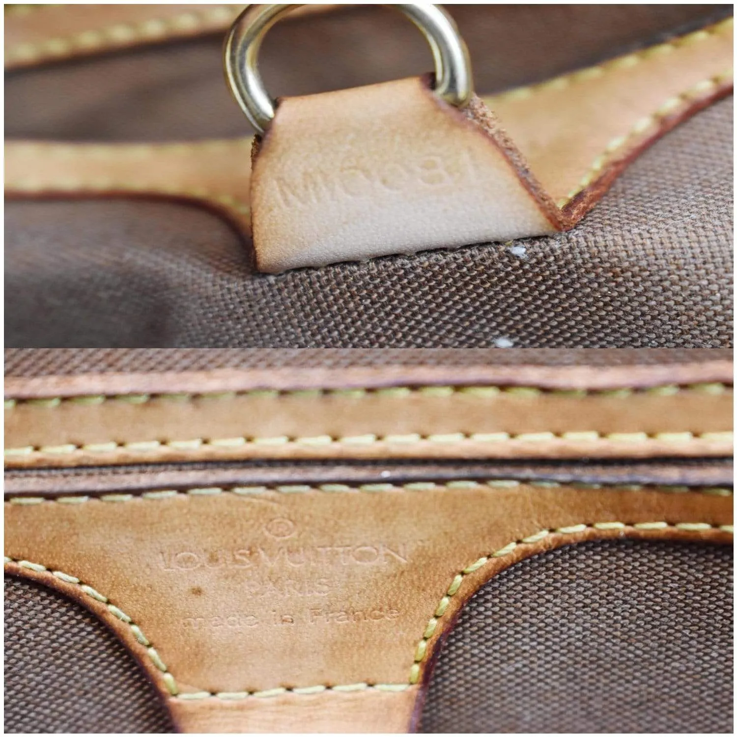 LOUIS VUITTON Ellipse Sac A Dos Monogram Canvas Backpack Bag Brown