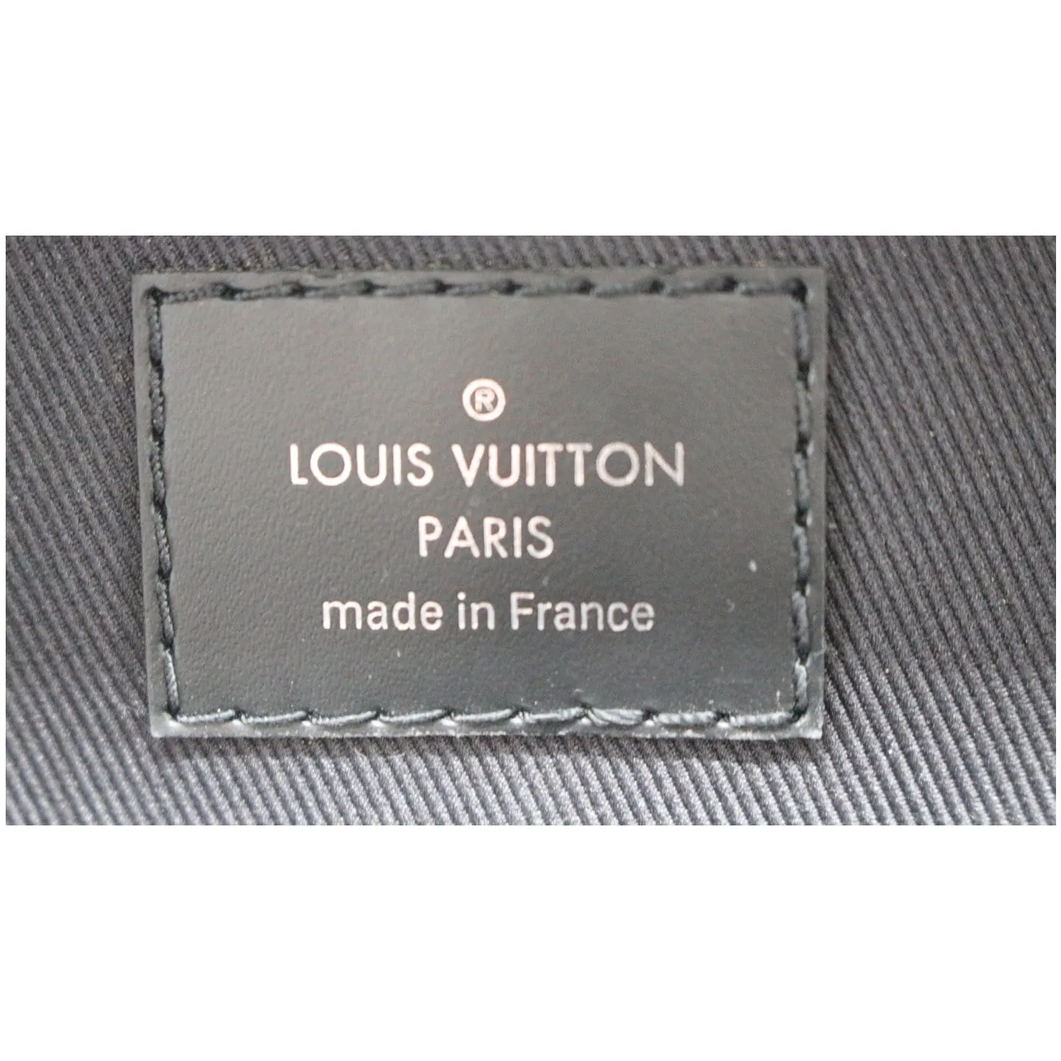 LOUIS VUITTON Josh Damier Graphite Backpack Bag Black