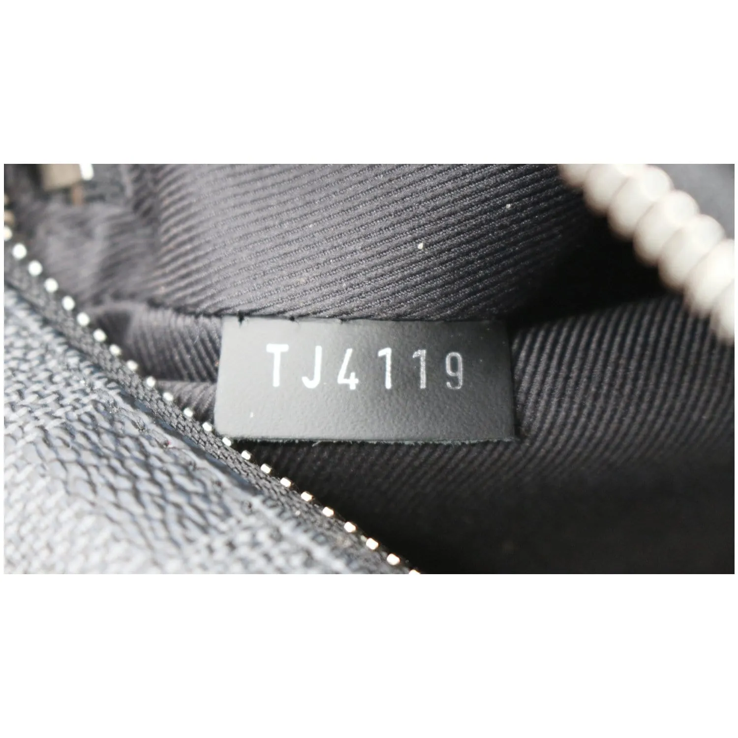 LOUIS VUITTON Josh Damier Graphite Backpack Bag Black