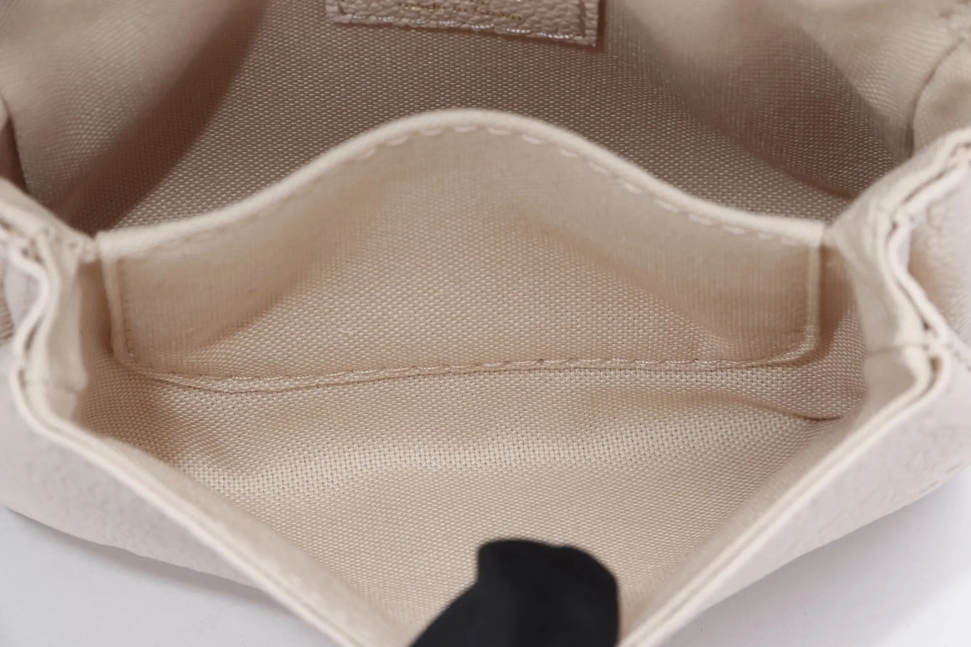 Louis Vuitton Micro Métis (M81390) Monogram Empreinte Beige Color, Gold Hardware with Gold Chain, Dust Cover & Box