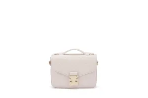 Louis Vuitton Micro Métis (M81390) Monogram Empreinte Beige Color, Gold Hardware with Gold Chain, Dust Cover & Box