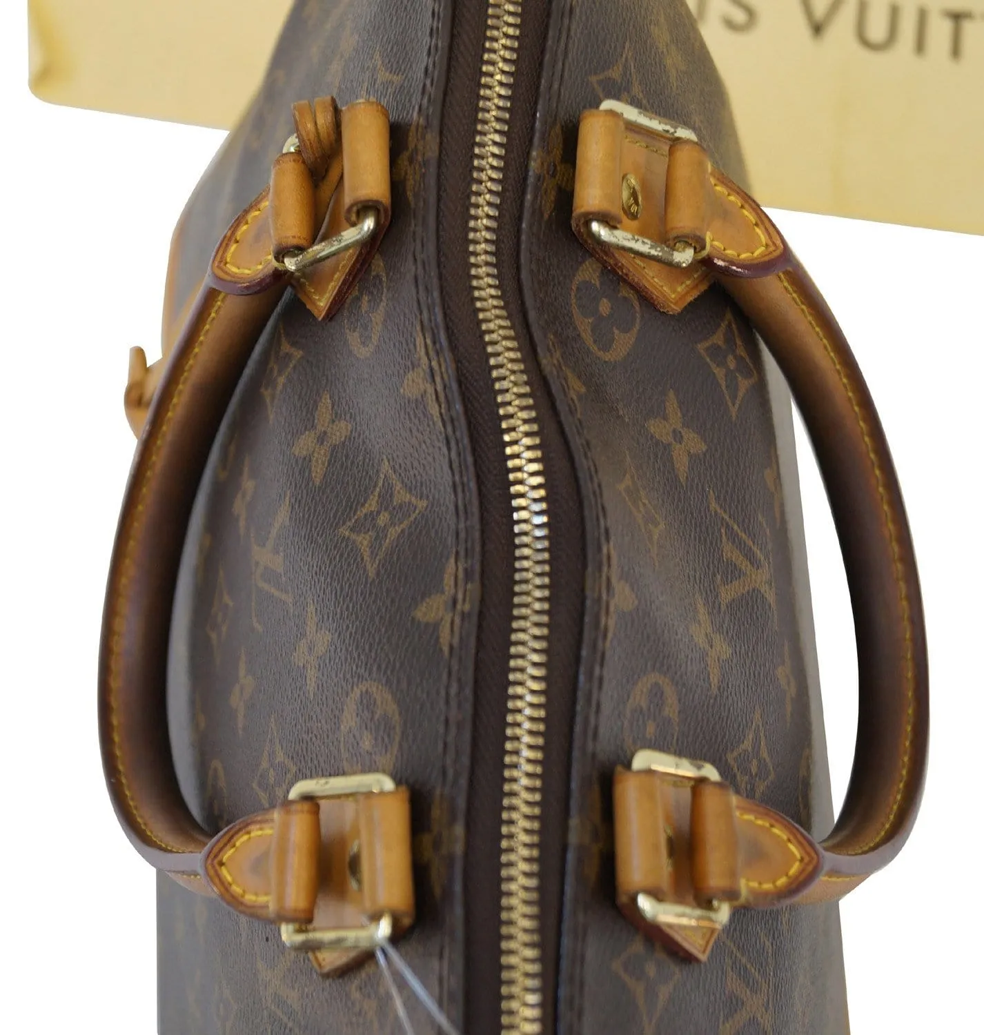 LOUIS VUITTON Monogram Alma GM Satchel Bag