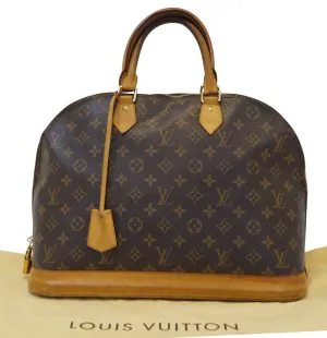 LOUIS VUITTON Monogram Alma GM Satchel Bag