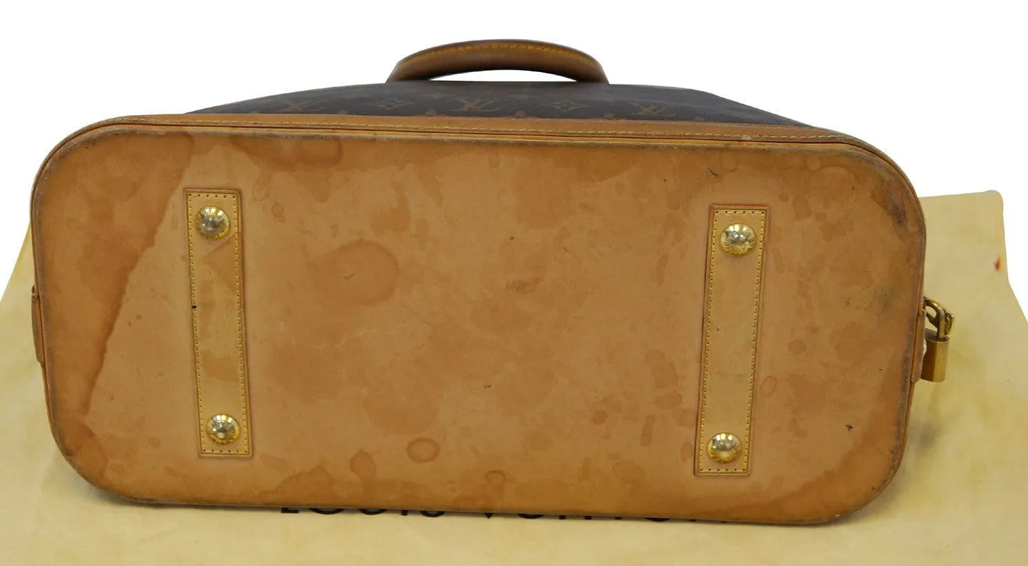 LOUIS VUITTON Monogram Alma GM Satchel Bag