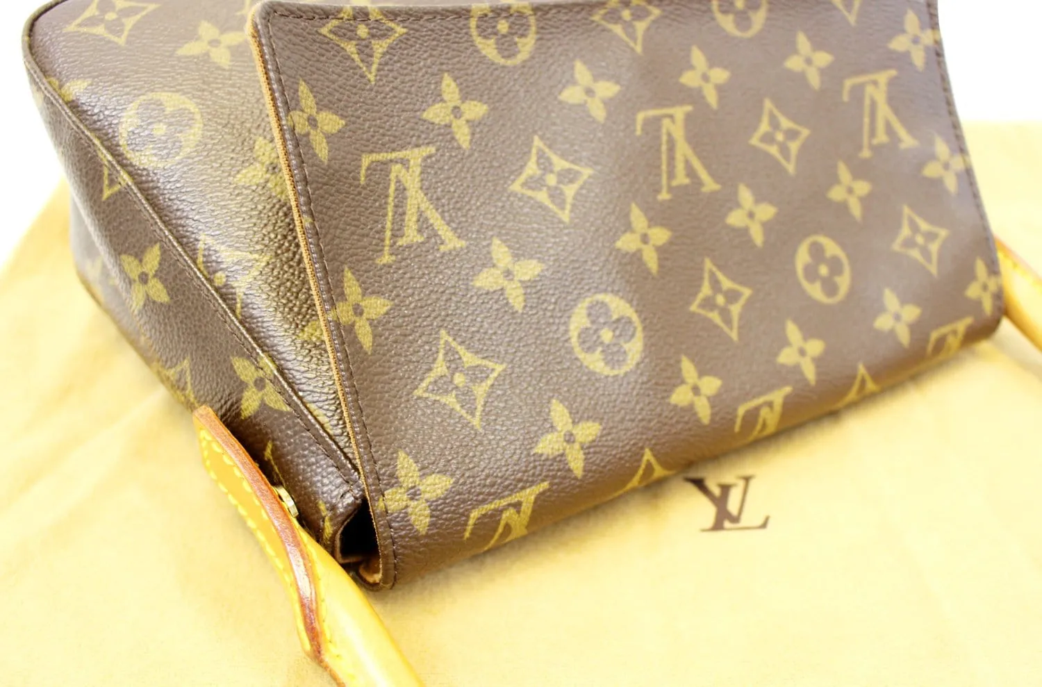 LOUIS VUITTON Monogram Canvas Looping PM Satchel Bag