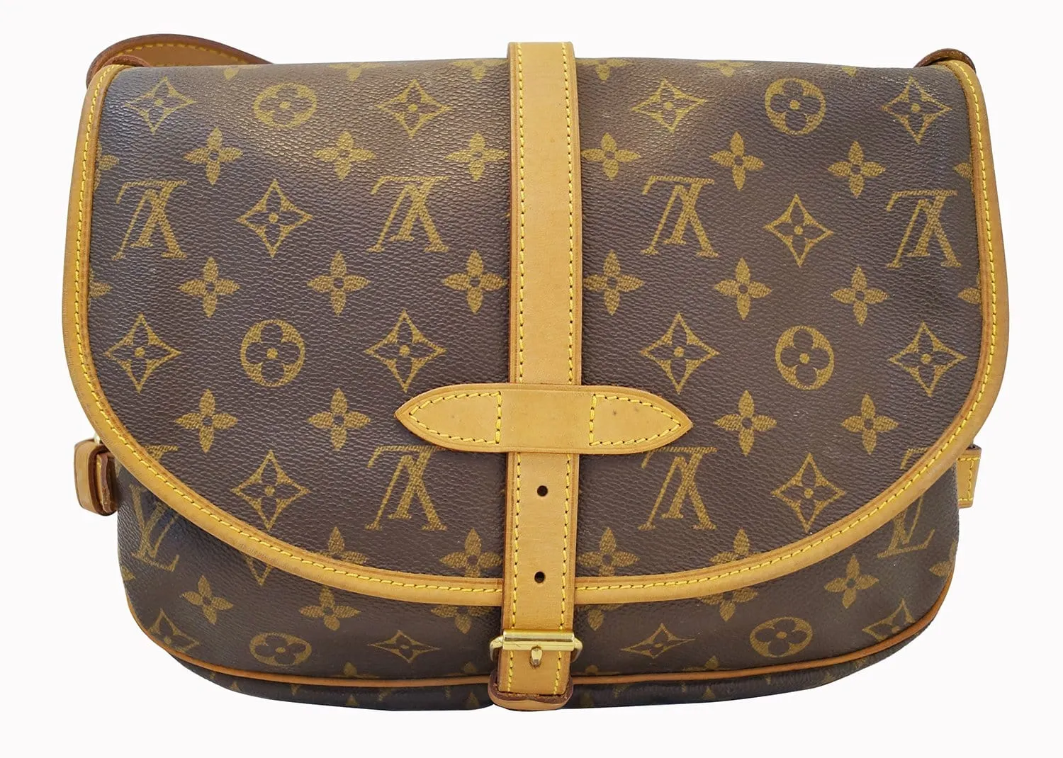 LOUIS VUITTON Monogram Canvas Saumur 30 Messenger Bag