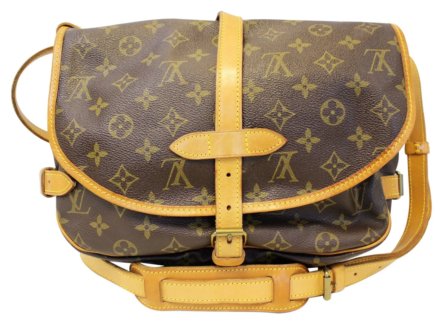 LOUIS VUITTON Monogram Canvas Saumur 30 Shoulder Bag