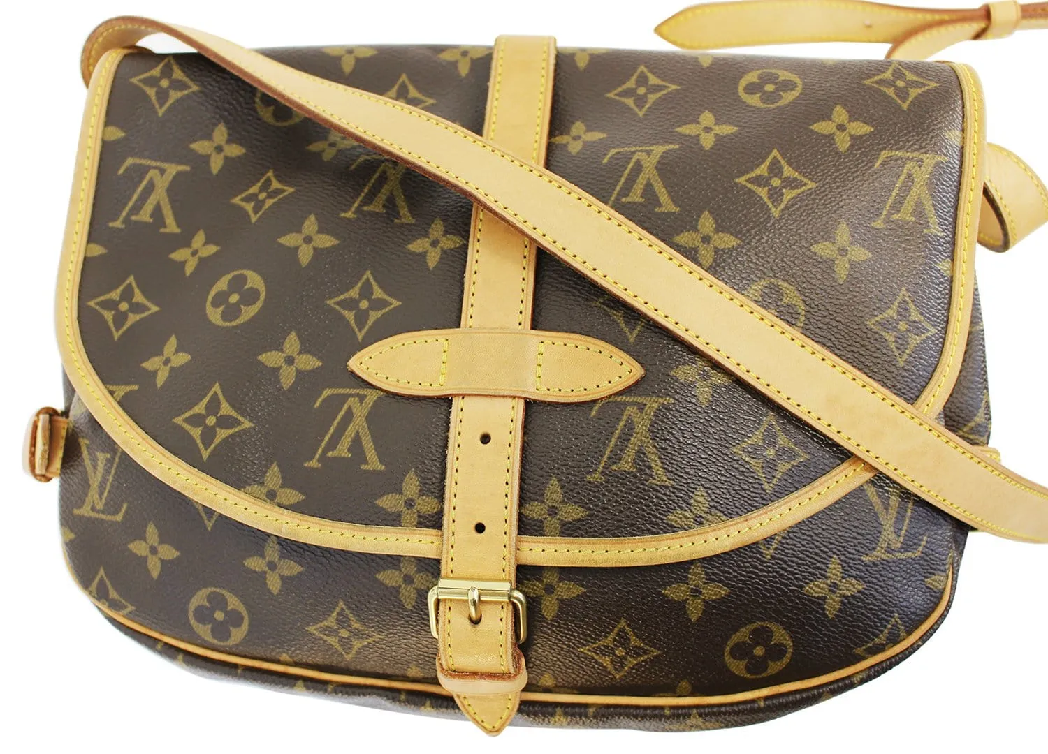 LOUIS VUITTON Monogram Canvas Saumur 30 Shoulder Bag