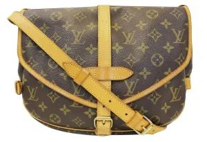 LOUIS VUITTON Monogram Canvas Saumur 30 Shoulder Bag