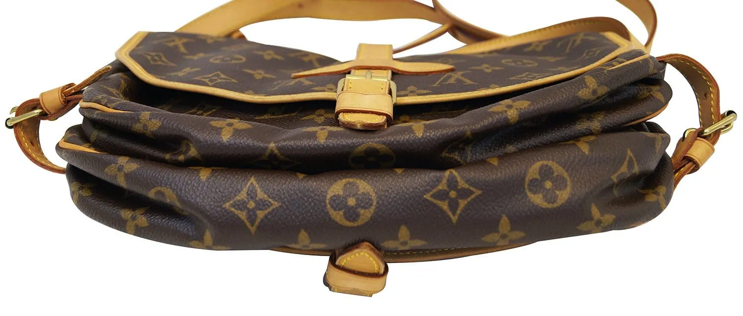 LOUIS VUITTON Monogram Canvas Saumur 30 Shoulder Bag