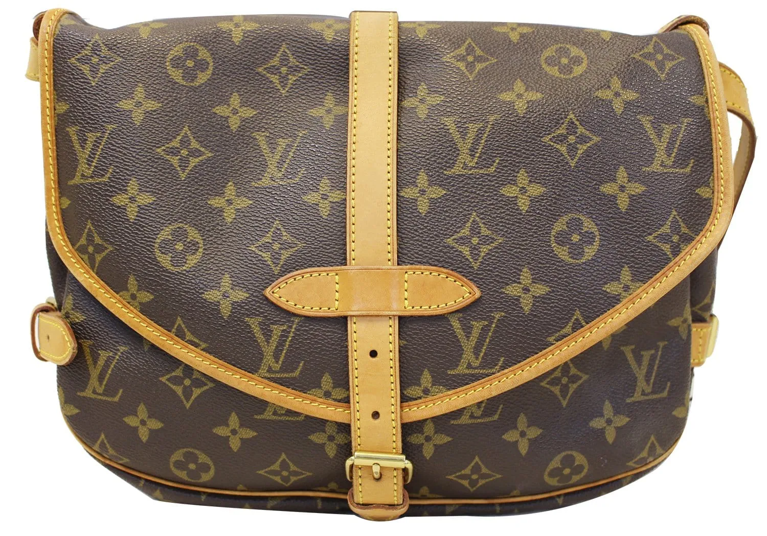 LOUIS VUITTON Monogram Canvas Saumur 30 Shoulder Bag