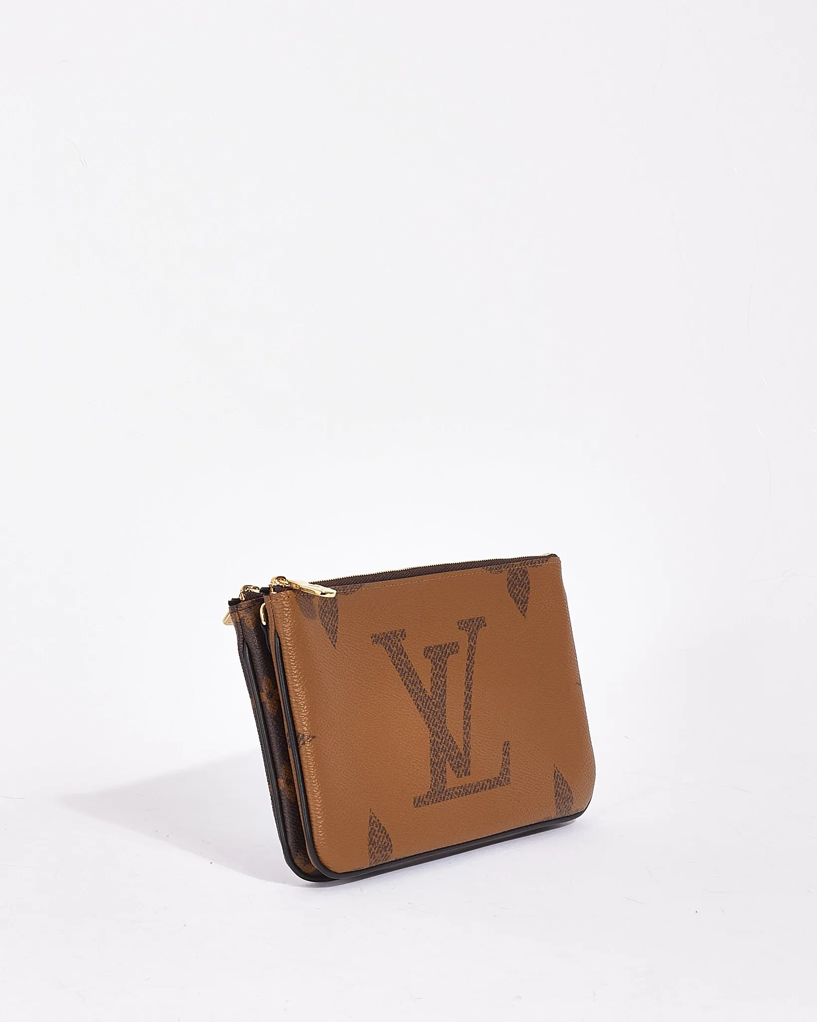 Louis Vuitton Monogram Double Zip Pochette Crossbody