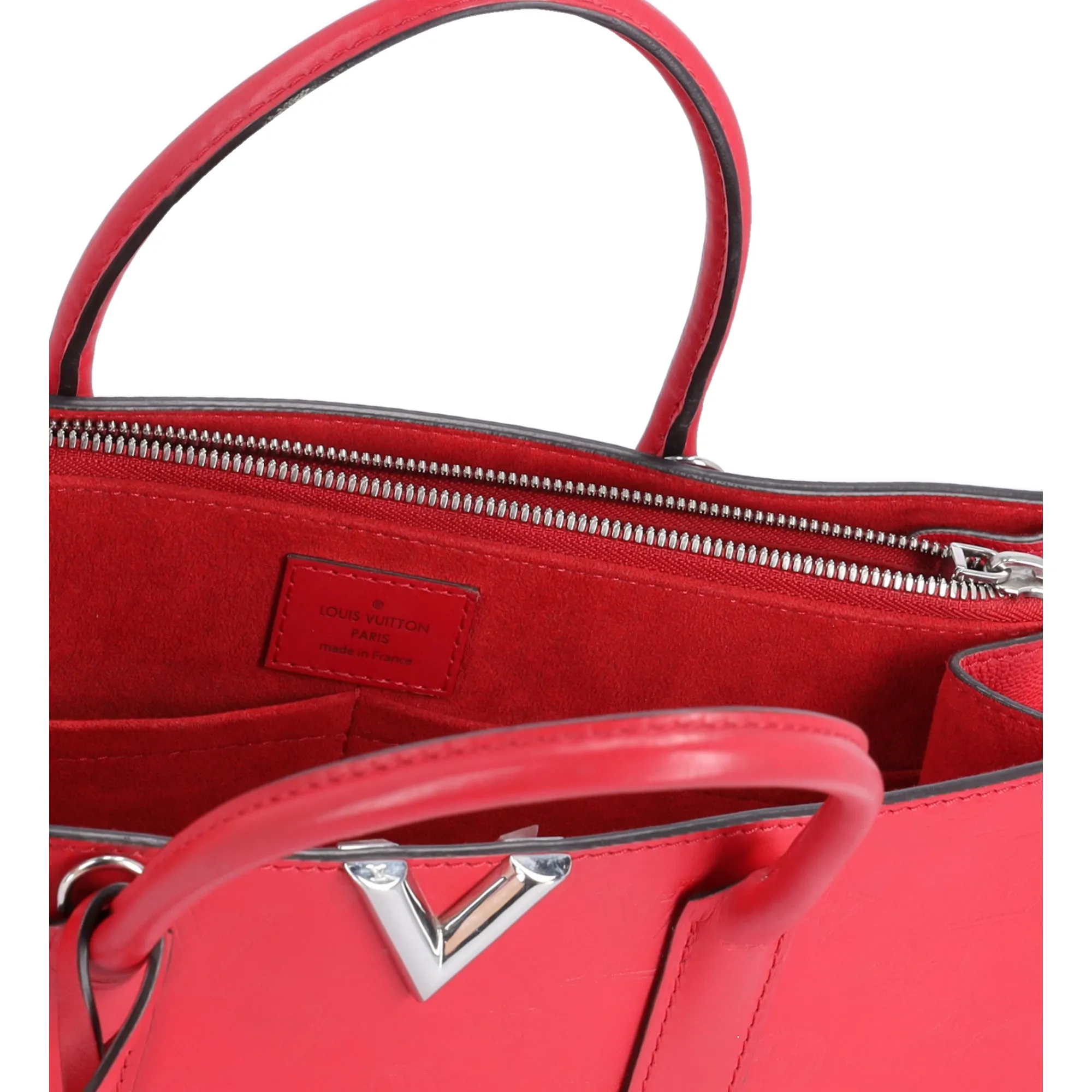 Louis Vuitton Monogram MM Very Line Tote Bag M43542 Ruby Red