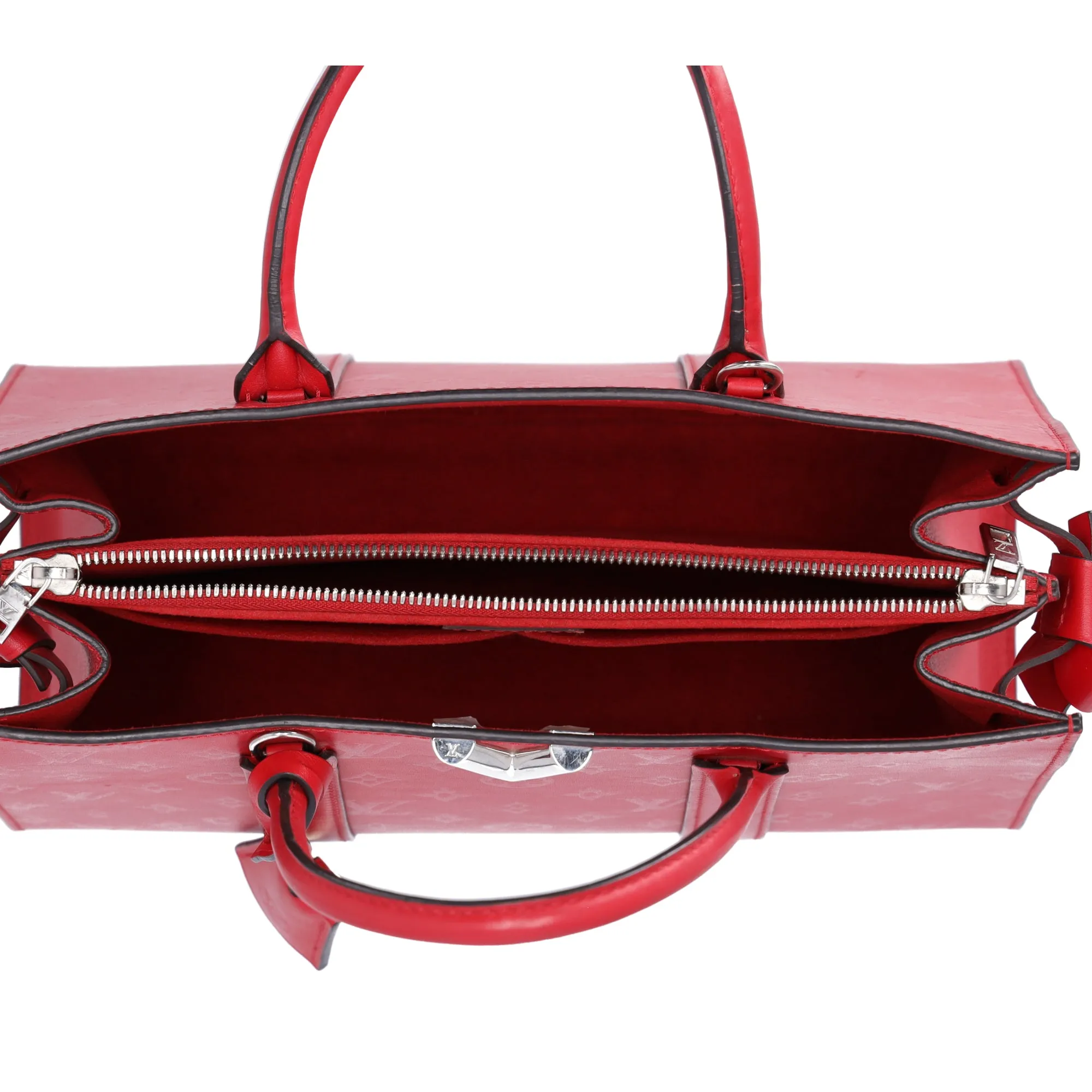 Louis Vuitton Monogram MM Very Line Tote Bag M43542 Ruby Red