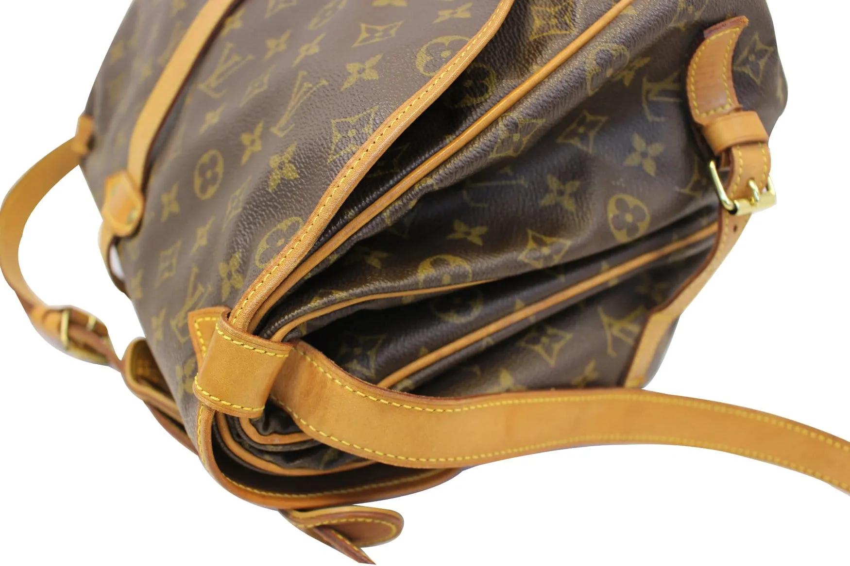 LOUIS VUITTON Monogram Saumur 35 Shoulder Bag